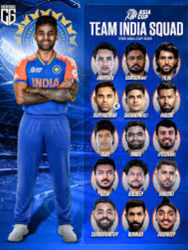 ASIA CUP 2025 Indian team players