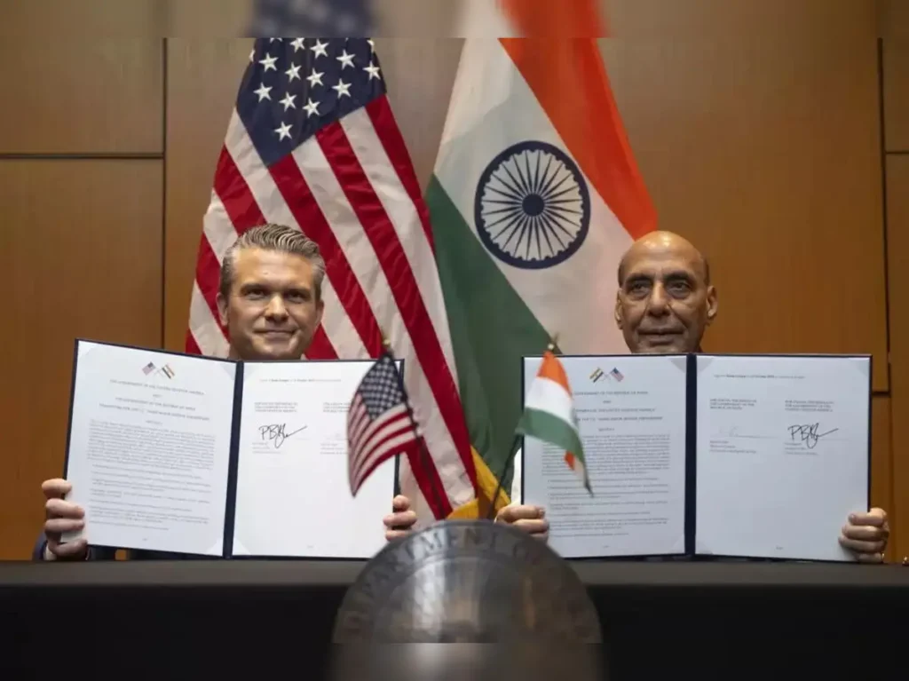 us signs 10 year defence framework with india