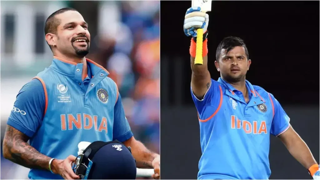 Shikhar dhawan suresh raina
